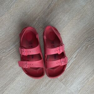 Birkenstock Kids Sandals Size 30 Vibrant Pink | Adjustable Strap Comfort Shoes